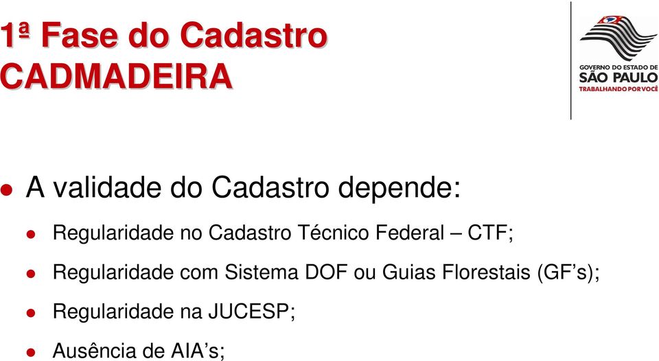 Federal CTF; Regularidade com Sistema DOF ou Guias