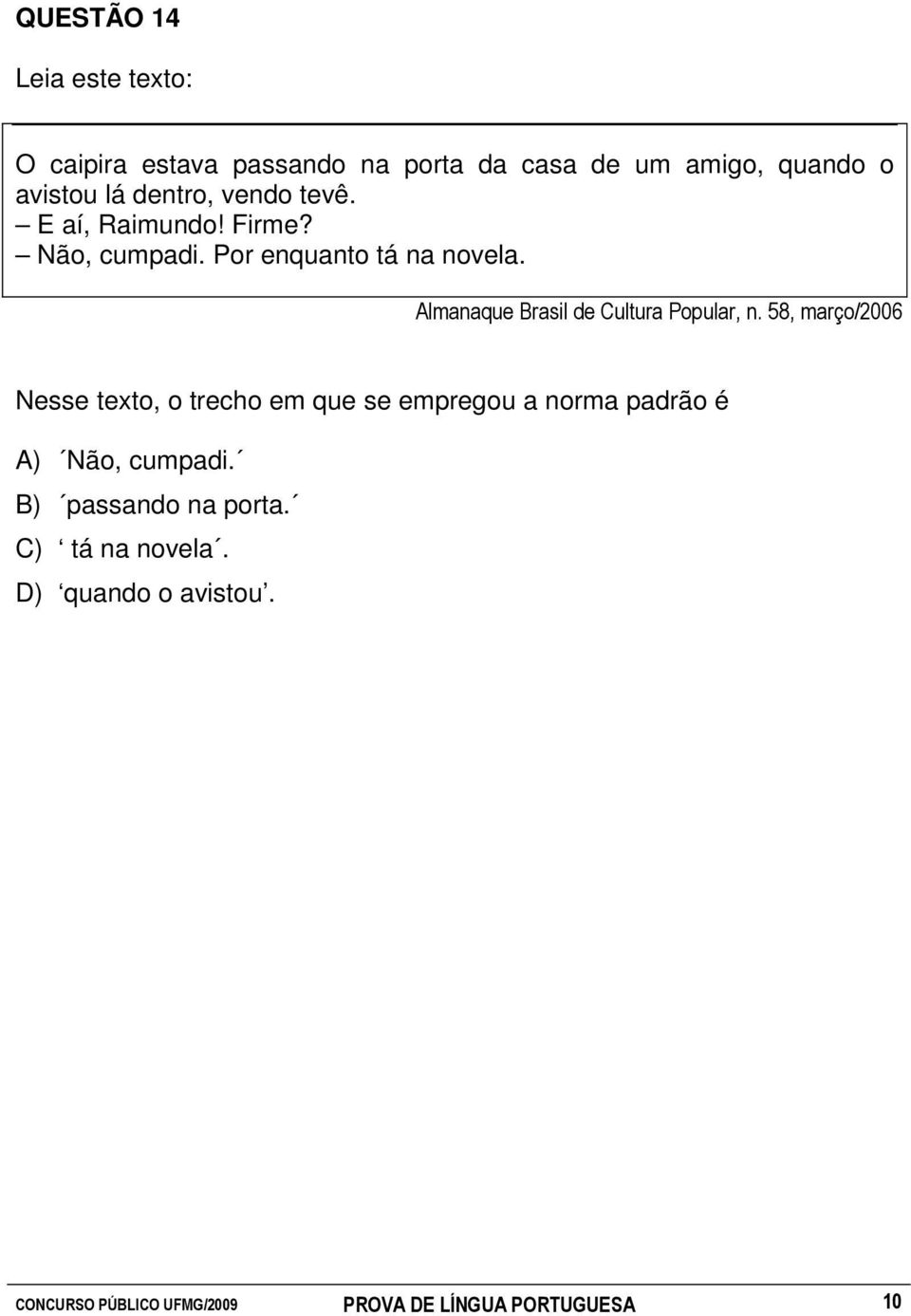 Almanaque Brasil de Cultura Popular, n.