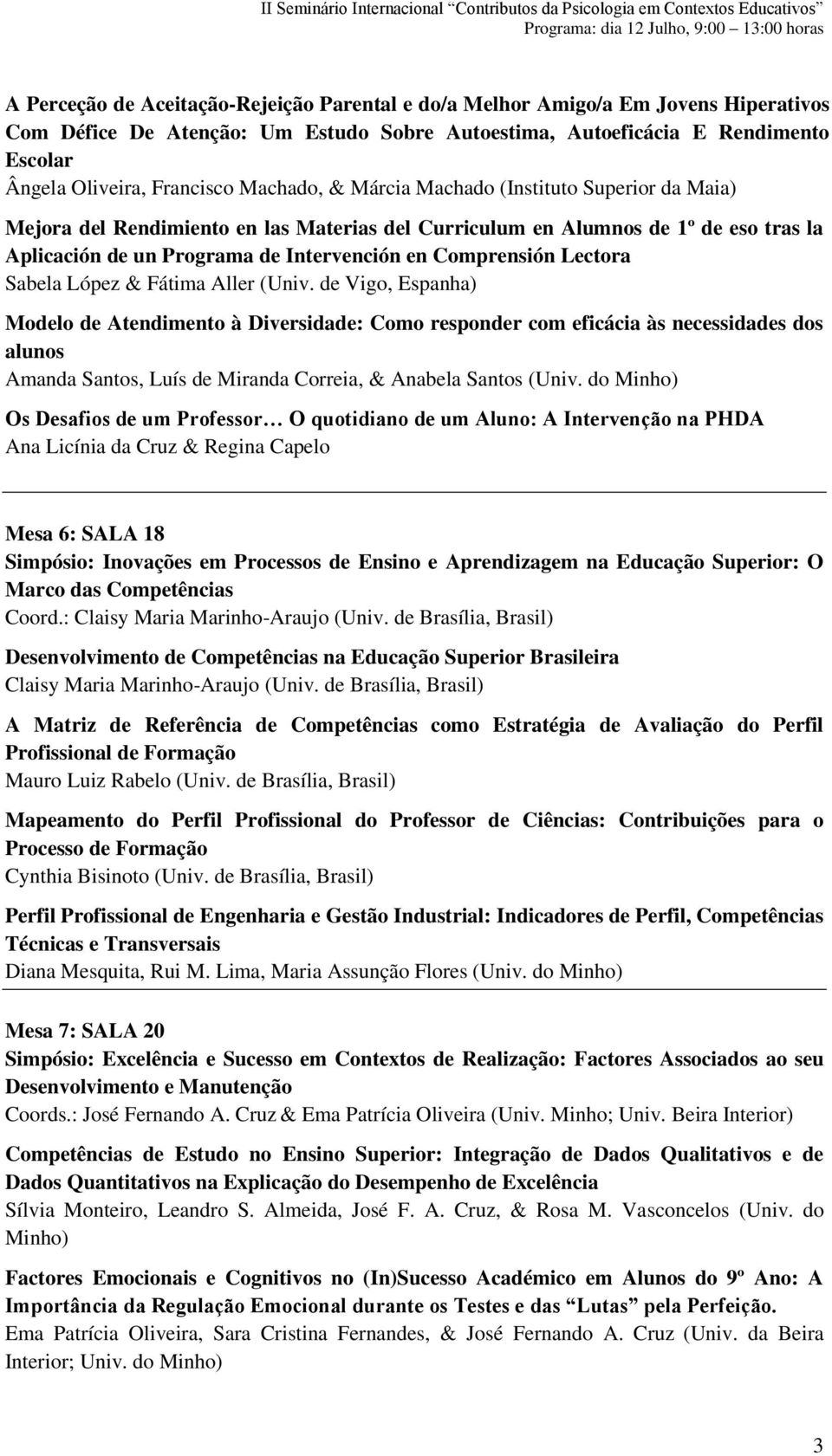 de un Programa de Intervención en Comprensión Lectora Sabela López & Fátima Aller (Univ.