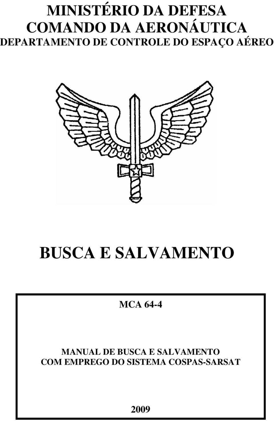 BUSCA E SALVAMENTO MCA 64-4 MANUAL DE BUSCA E