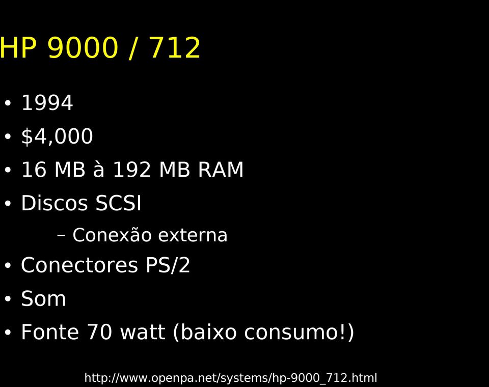 PS/2 Som Fonte 70 watt (baixo consumo!