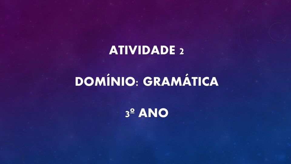 DOMÍNIO: