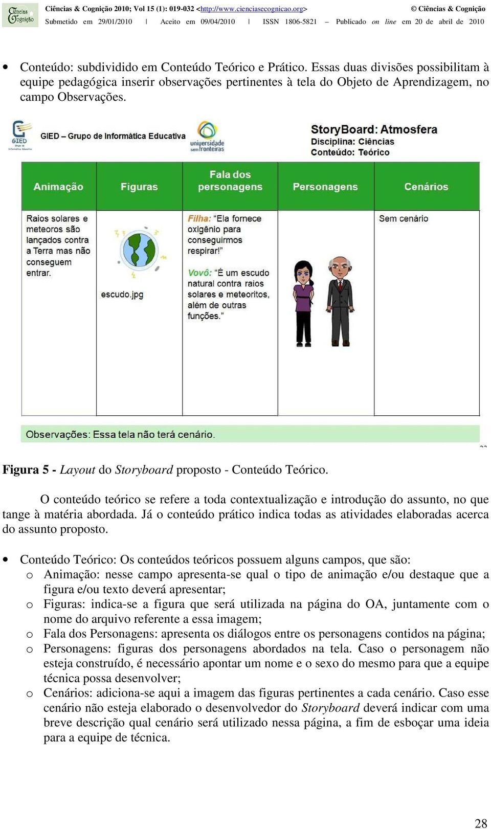 Já o conteúdo prático indica todas as atividades elaboradas acerca do assunto proposto.