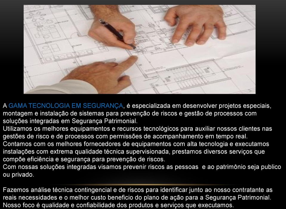 Contamos com os melhores fornecedores de equipamentos com alta tecnologia e executamos instalações com extrema qualidade técnica supervisionada, prestamos diversos serviços que compõe eficiência e