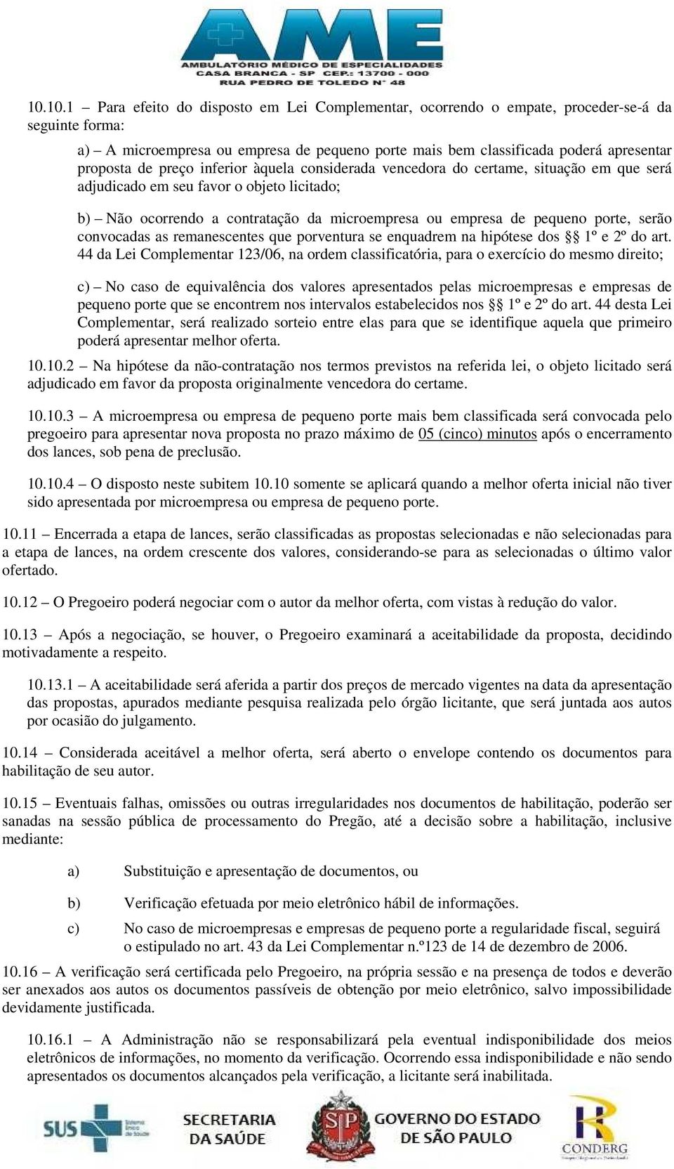 pequeno porte, serão convocadas as remanescentes que porventura se enquadrem na hipótese dos 1º e 2º do art.