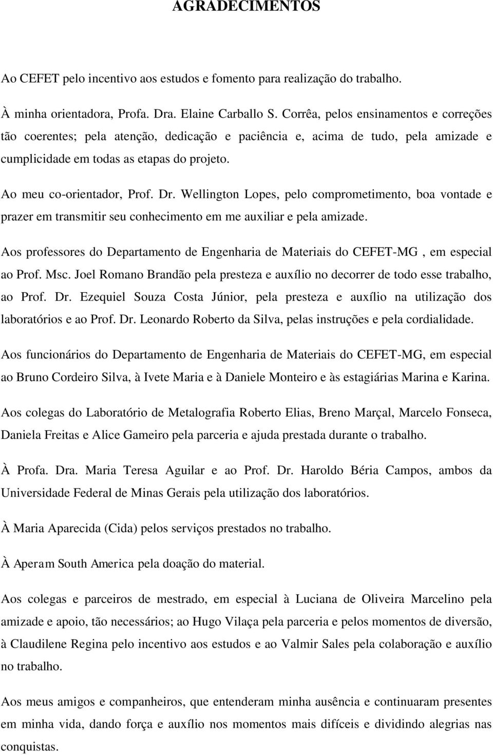 Wellington Lopes, pelo comprometimento, boa vontade e prazer em transmitir seu conhecimento em me auxiliar e pela amizade.