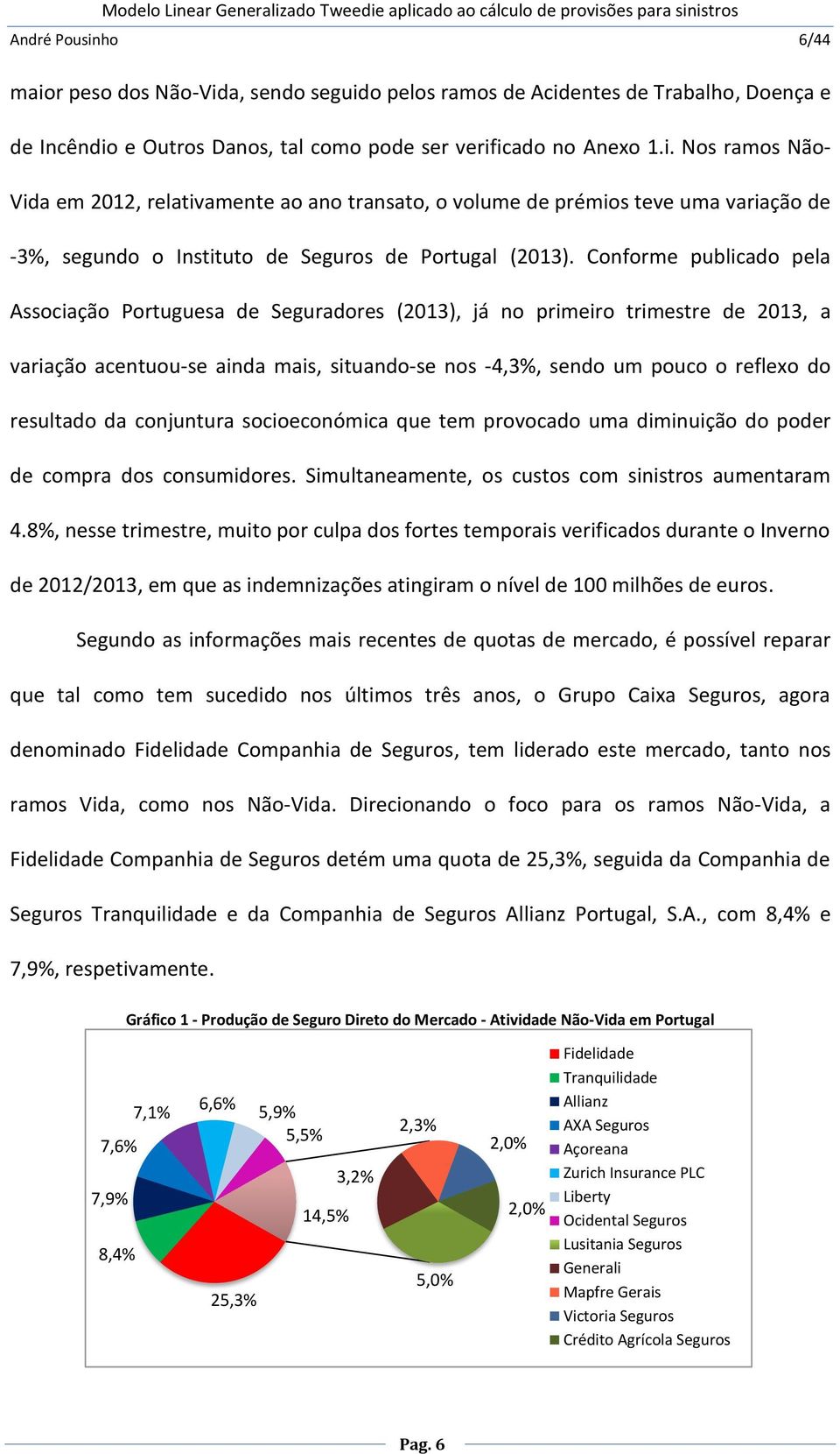 da conjuntura socioeconómica que tem provocado uma diminuição do poder de compra dos consumidores. Simultaneamente, os custos com sinistros aumentaram 4.