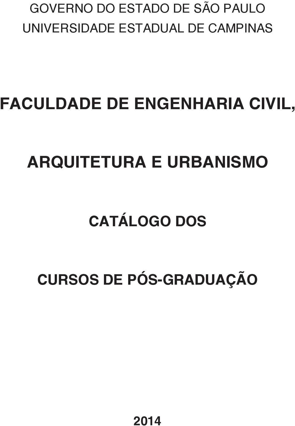 FACULDADE DE ENGENHARIA CIVIL,