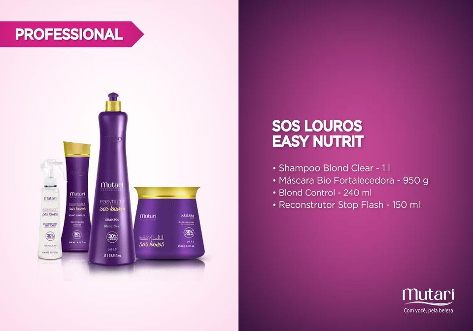 Flexibilidade Bio Fortalecedora - 950 g Blond - Força Control e