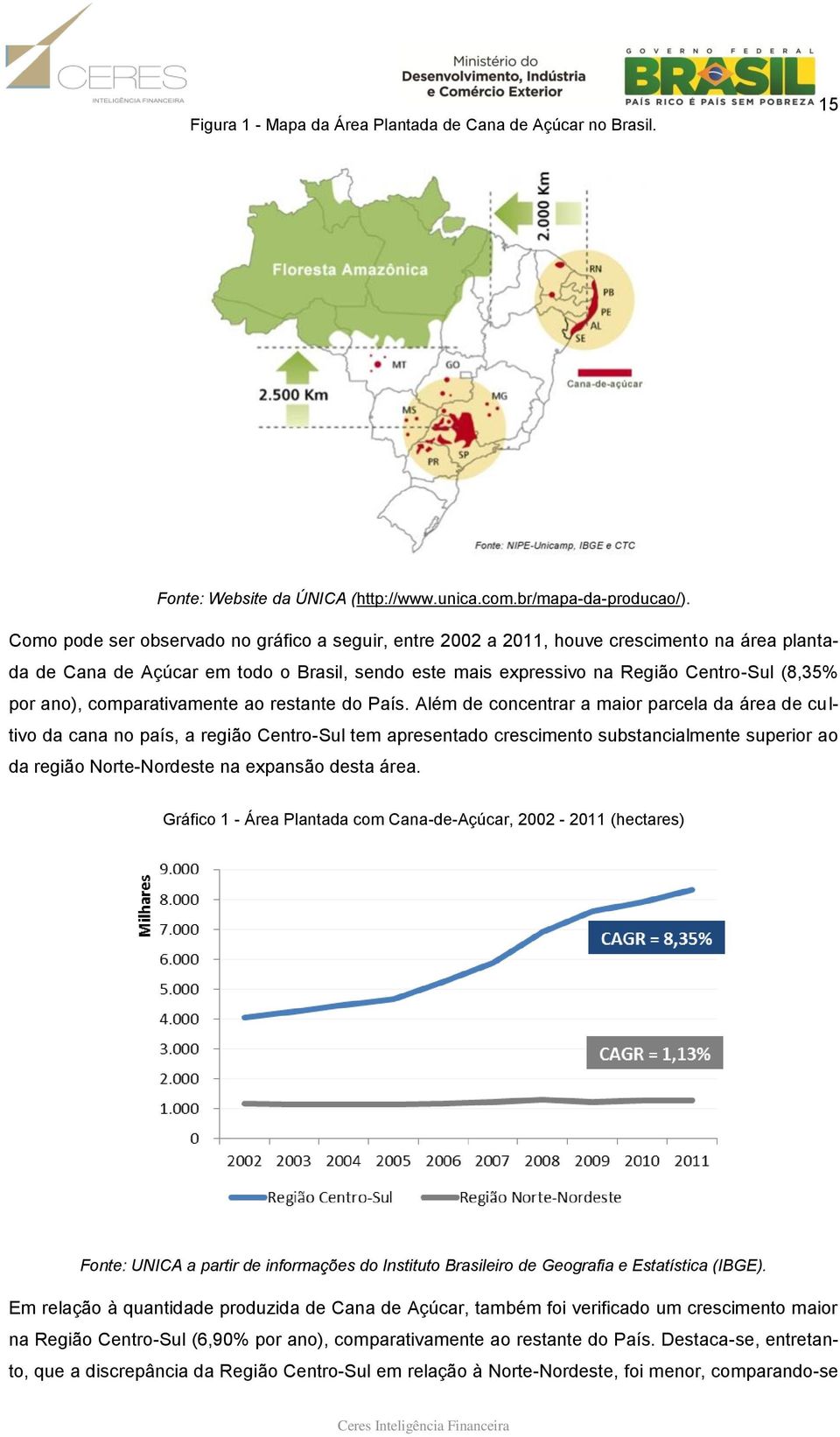 comparativamente ao restante do País.