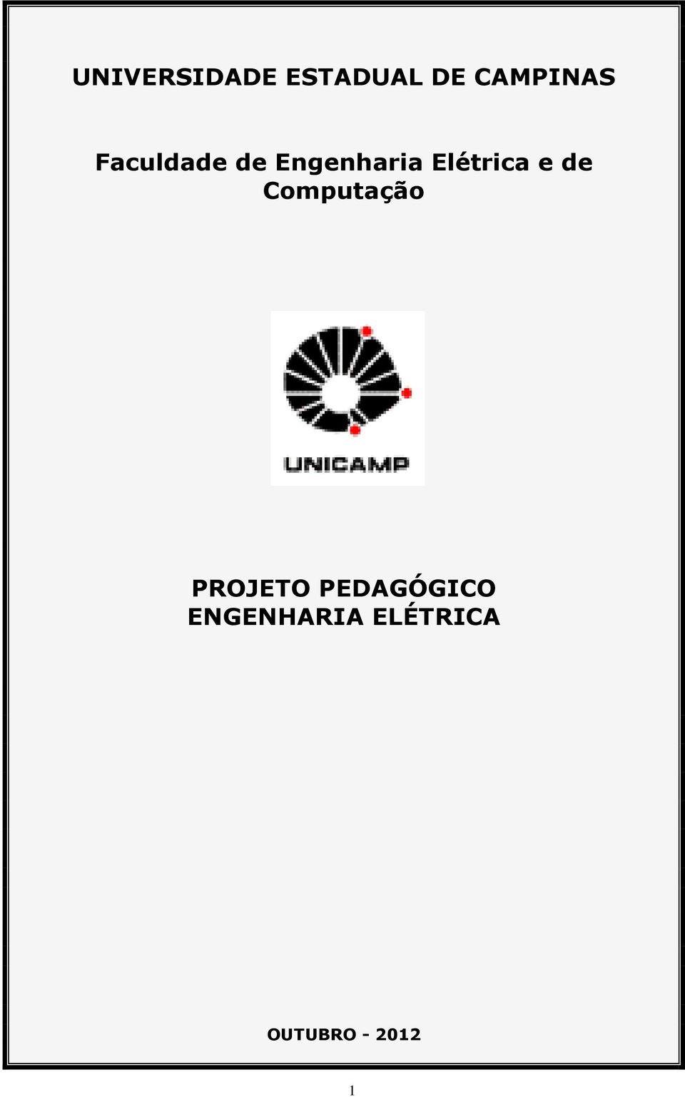 de Computação PROJETO PEDAGÓGICO