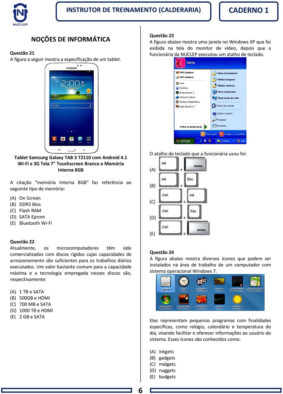 Tablet Samsung Galaxy TAB 3 T2110 com Android 4.