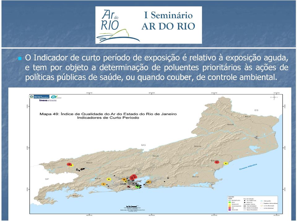 poluentes prioritários às ações de políticas públicas