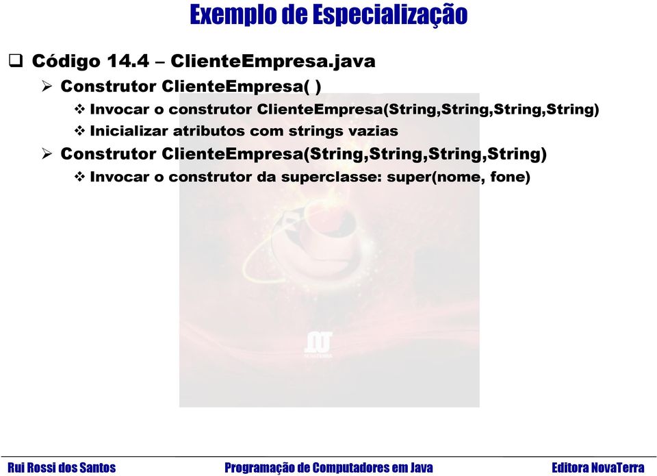 ClienteEmpresa(String,String,String,String) Inicializar atributos com