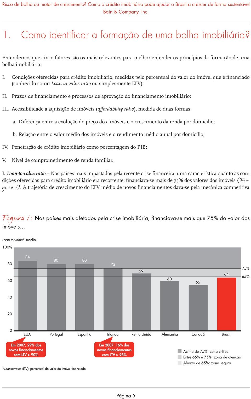 Prazos de financiamento e processos de aprovação do financiamento imobiliário; III. Acessibilidade à aquisição de imóveis (affordability ratio), medida de duas formas: a.