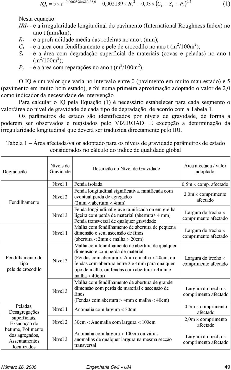 - é a área com reparações no ano (m 2 /100m 2 ).