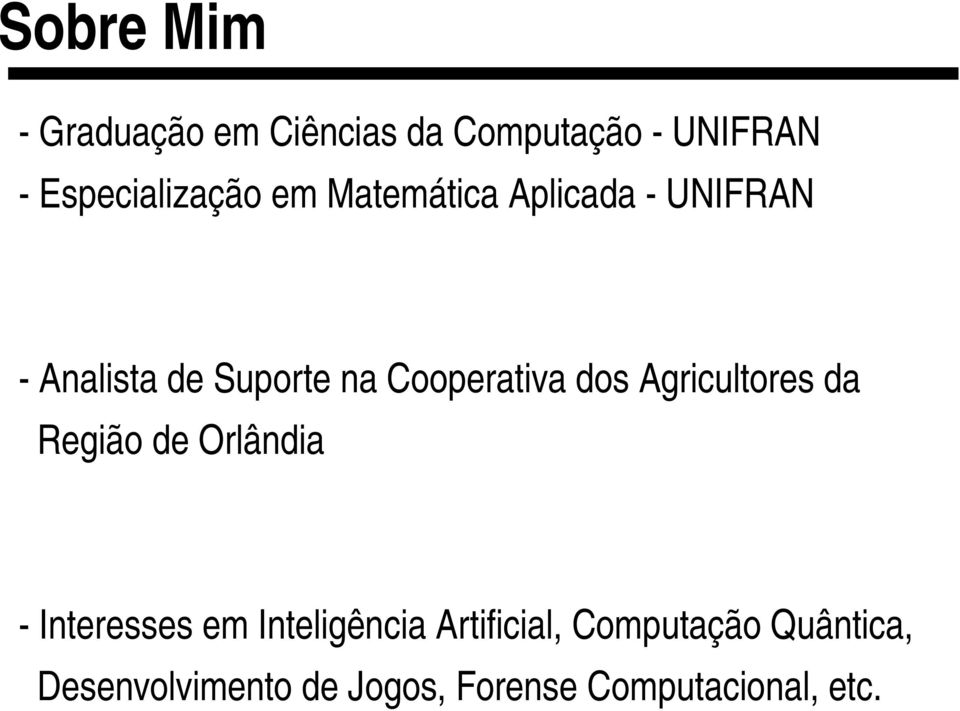 AnalistadeSuportenaCooperativadosAgricultoresda RegiãodeOrlândia