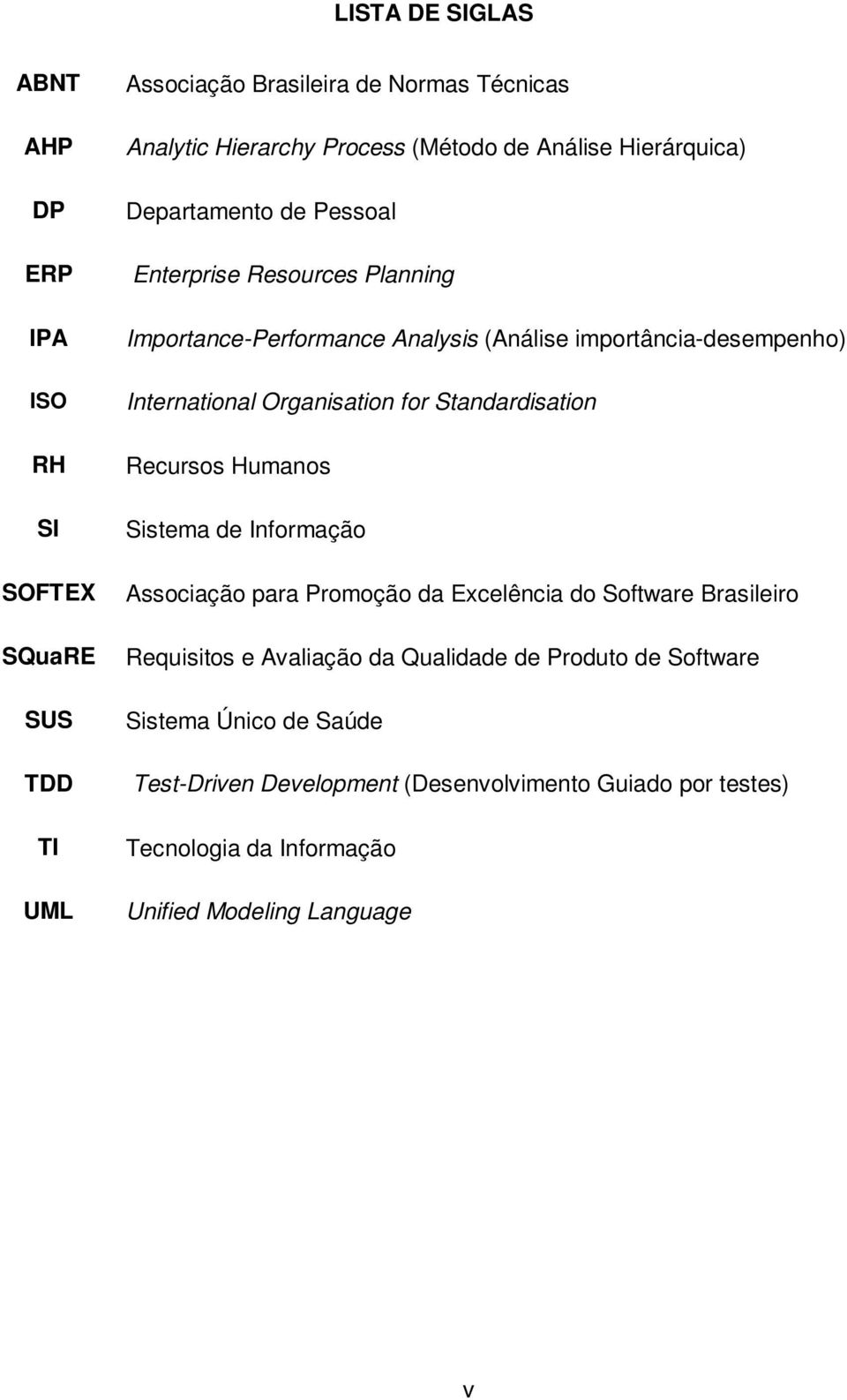 Organisation for Standardisation Recursos Humanos Sistema de Informação Associação para Promoção da Excelência do Software Brasileiro Requisitos e Avaliação