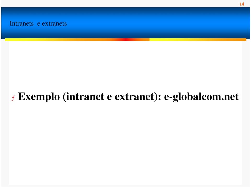 Exemplo (intranet