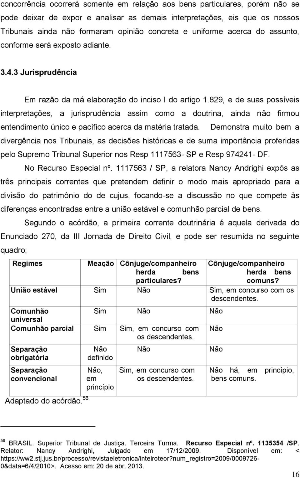 829, e de suas possíveis interpretações, a jurisprudência assim como a doutrina, ainda não firmou entendimento único e pacífico acerca da matéria tratada.