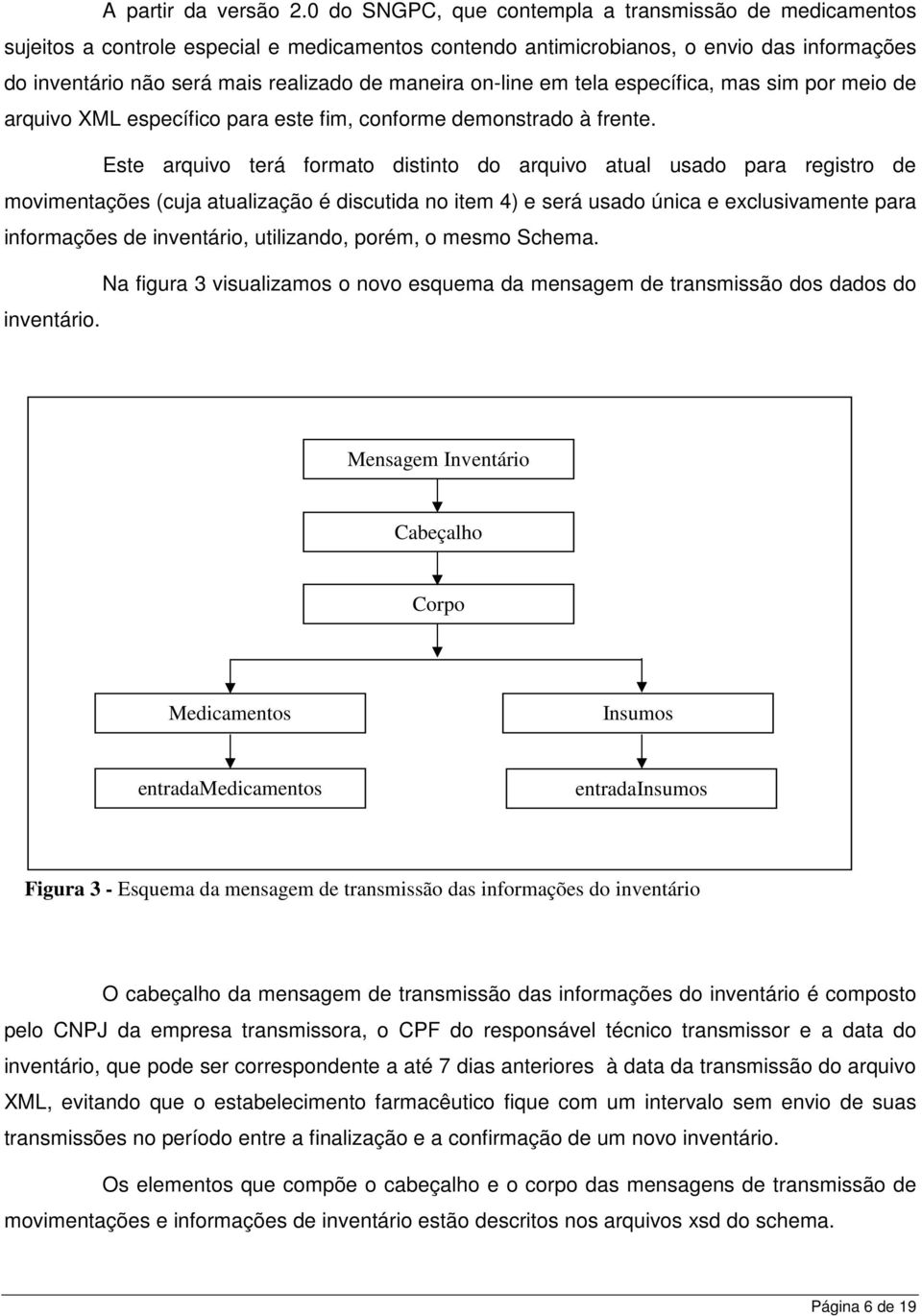 on-line em tela específica, mas sim por meio de arquivo XML específico para este fim, conforme demonstrado à frente.