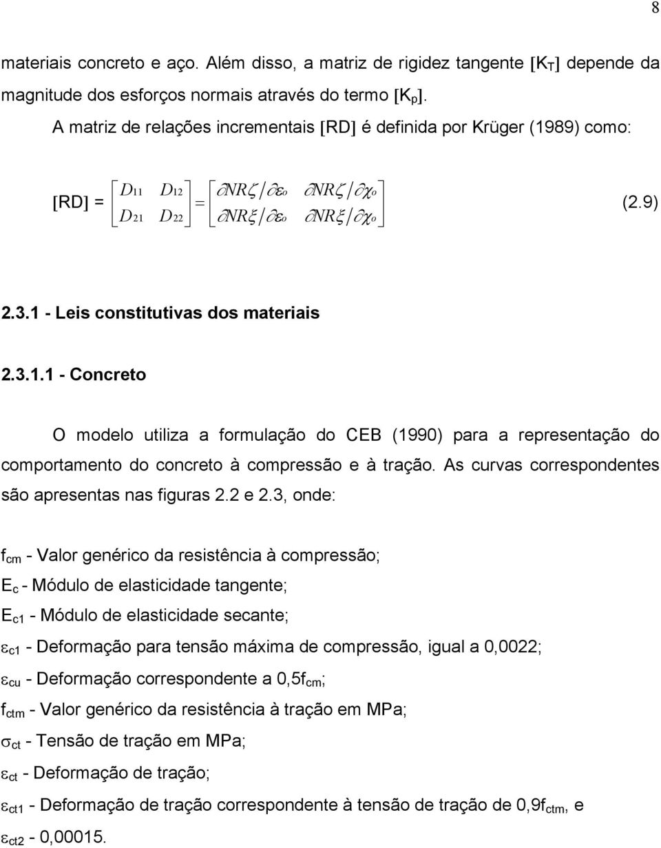 As curvas correspondentes são apresentas nas figuras 2.2 e 2.