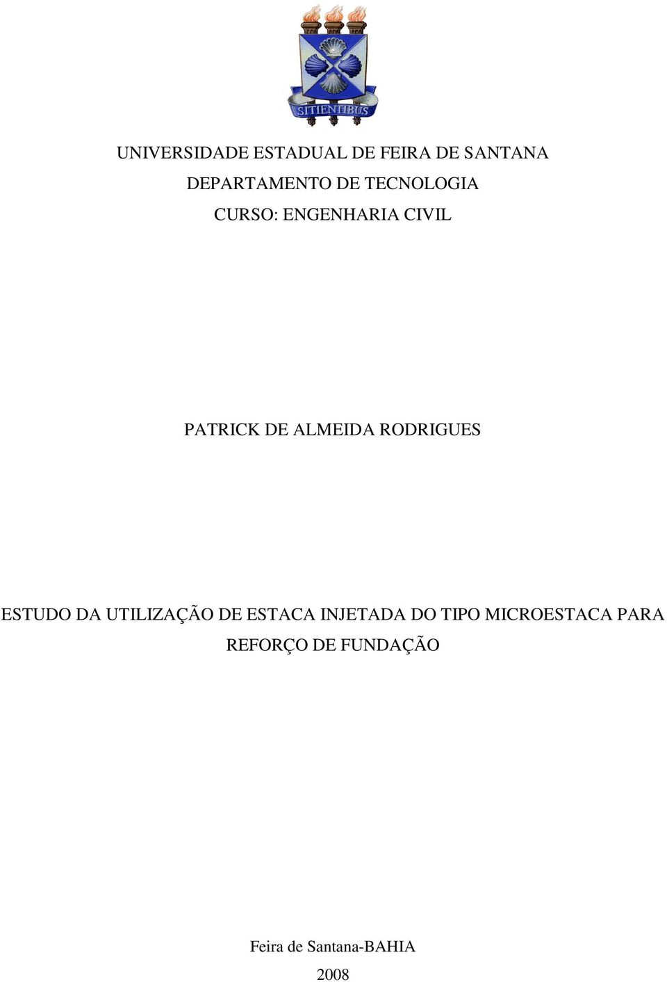 RODRIGUES ESTUDO DA UTILIZAÇÃO DE ESTACA INJETADA DO TIPO