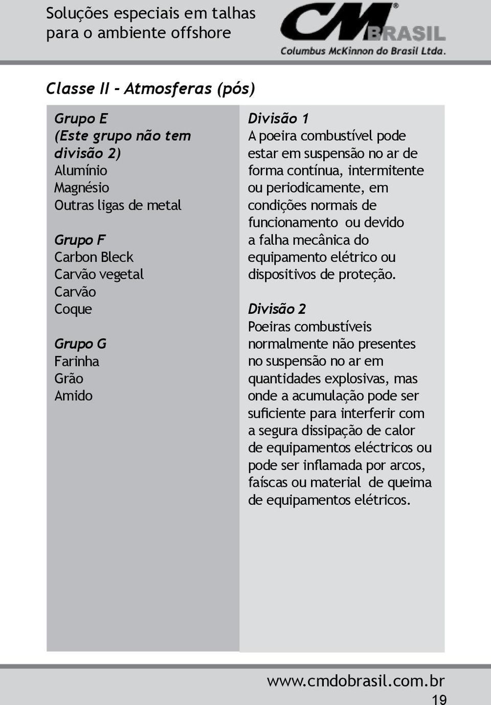 mecânica do equipamento elétrico ou dispositivos de proteção.