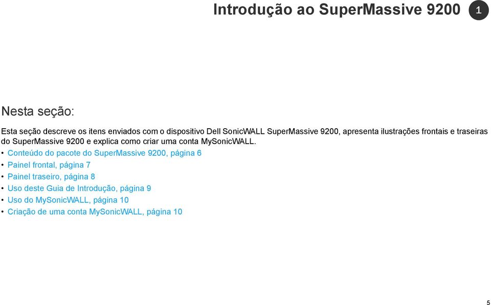 uma conta MySonicWALL.