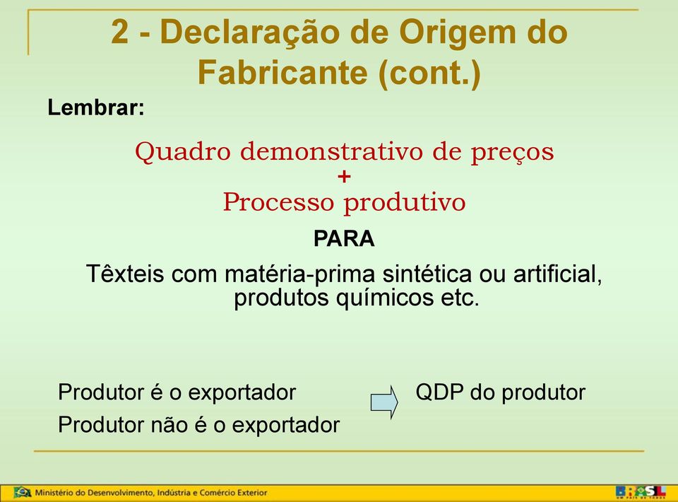 Têxteis com matéria-prima sintética ou artificial, produtos