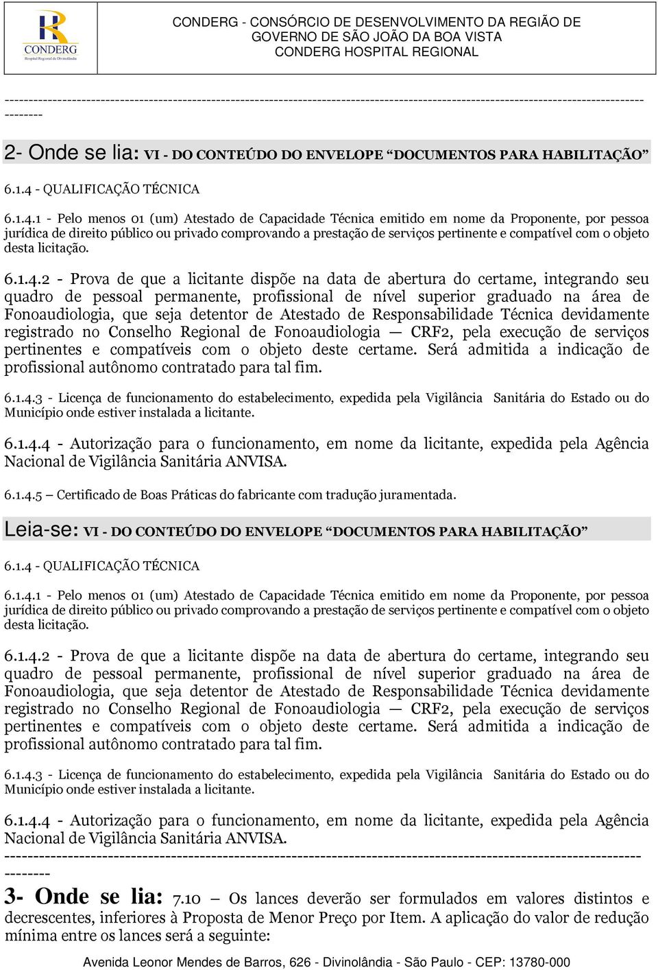 - QUALIFICAÇÃO TÉCNICA 6.1.4.