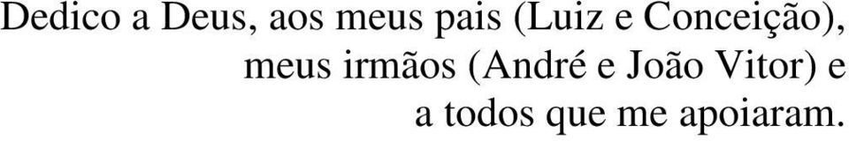 meus irmãos (André e João