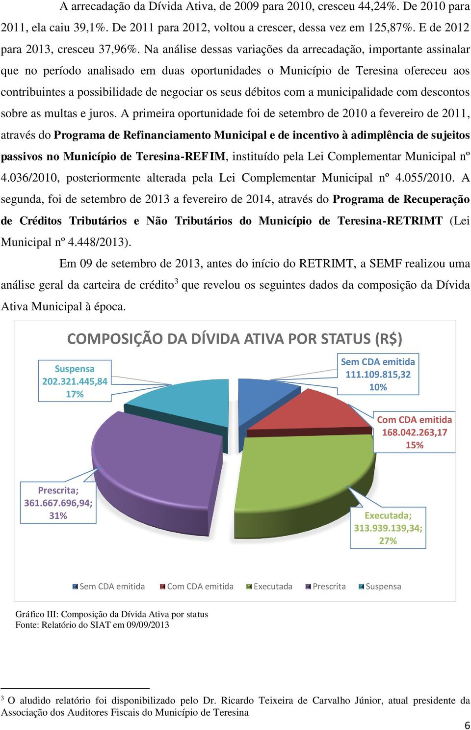 débitos com a municipalidade com descontos sobre as multas e juros.