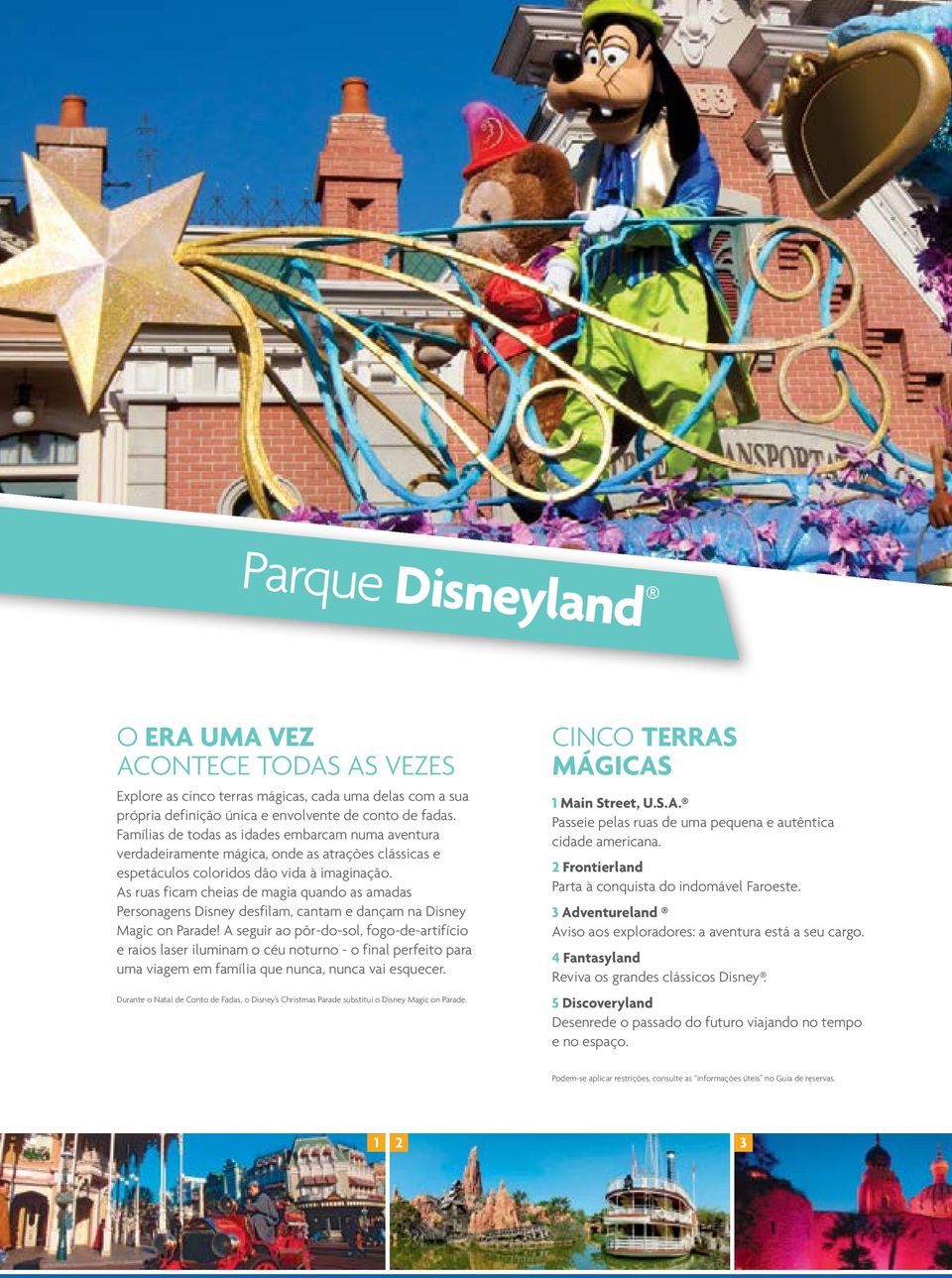 As ruas ficam cheias de magia quando as amadas Personagens Disney desfilam, cantam e dançam na Disney Magic on Parade!