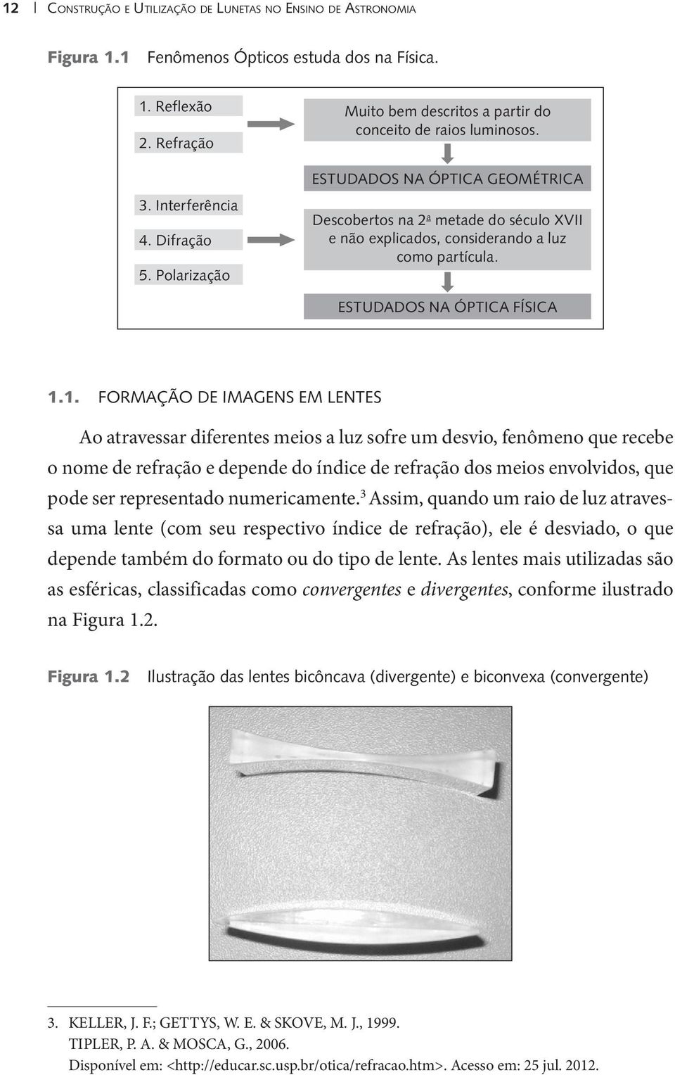 ESTUDADOS NA ÓPTICA FÍSICA 1.