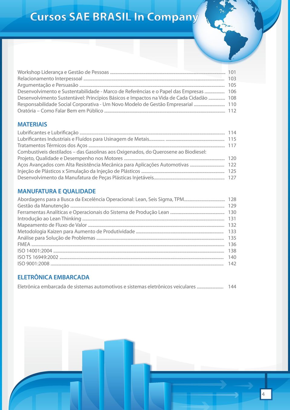 .. 110 Oratória Como Falar Bem em Público... 112 MATERIAIS Lubrificantes e Lubrificação... 114 Lubrificantes Industriais e Fluídos para Usinagem de Metais...... 115 Tratamentos Térmicos dos Aços.