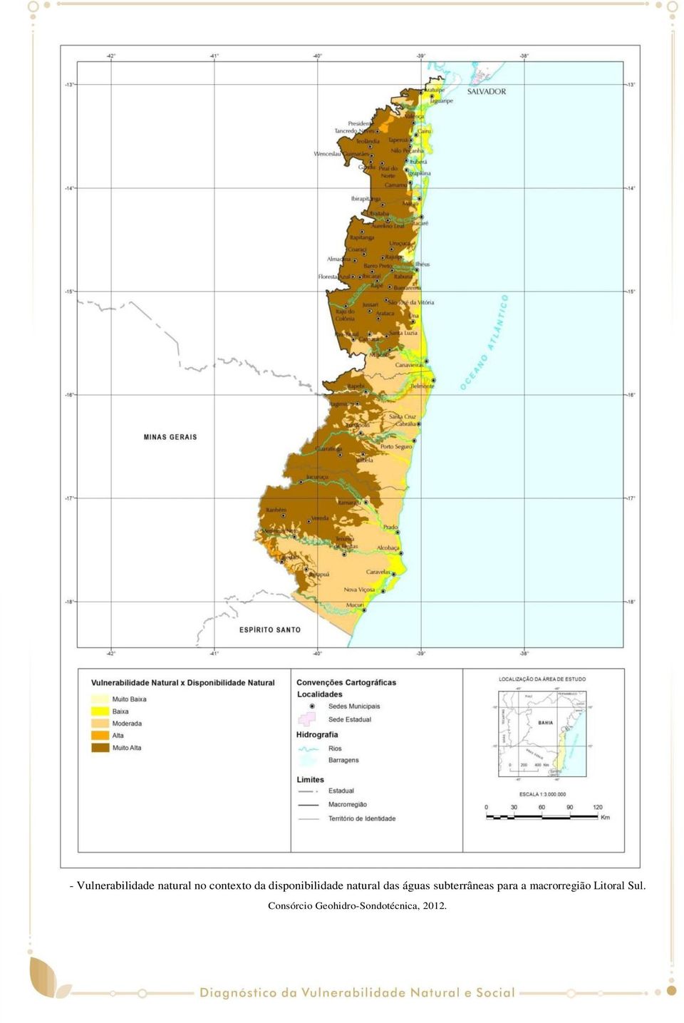 subterrâneas para a macrorregião