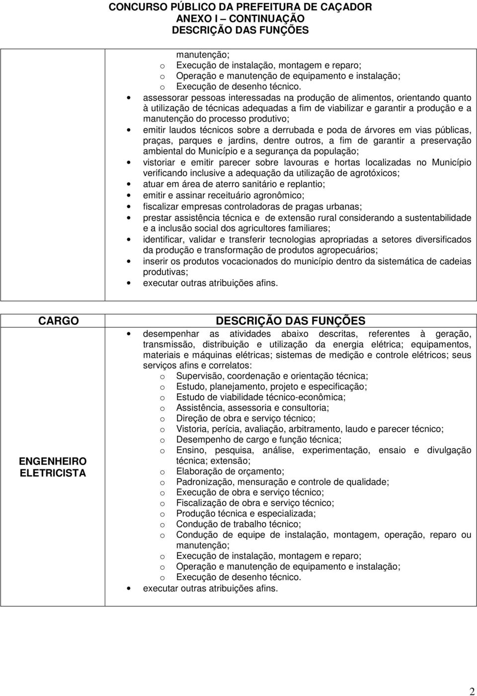 assessorar pessoas interessadas na produção de alimentos, orientando quanto à utilização de técnicas adequadas a fim de viabilizar e garantir a produção e a manutenção do processo produtivo; emitir