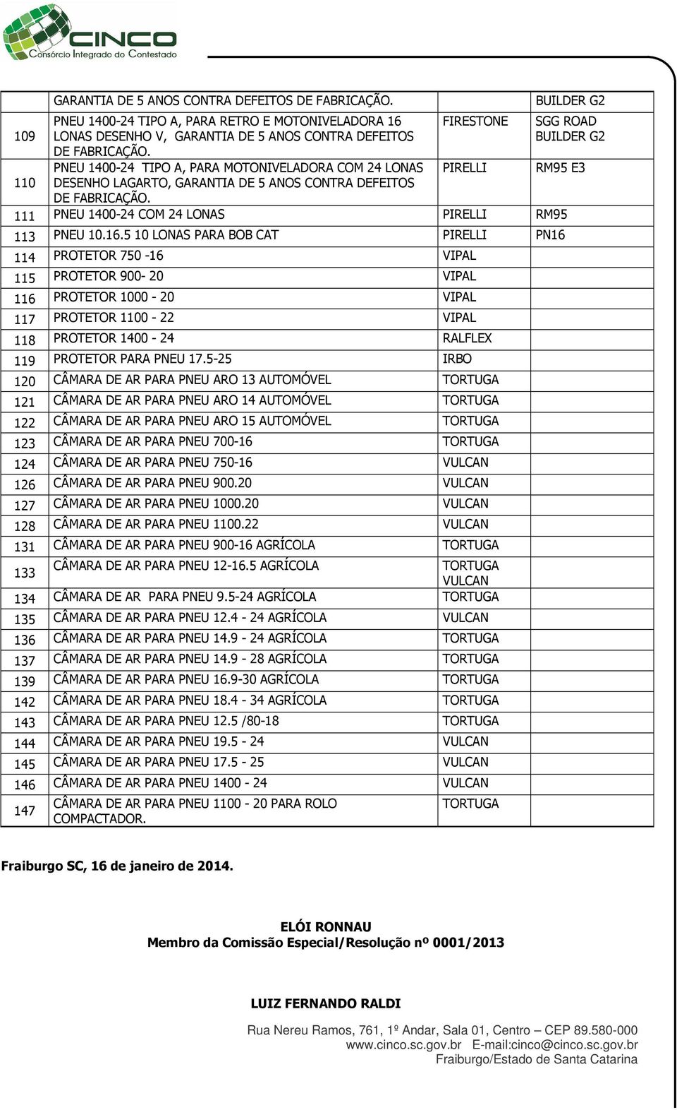 5 10 LONAS PARA BOB CAT PN16 114 PROTETOR 750-16 VIPAL 115 PROTETOR 900-20 VIPAL 116 PROTETOR 1000-20 VIPAL 117 PROTETOR 1100-22 VIPAL 118 PROTETOR 1400-24 RALFLEX 119 PROTETOR PARA PNEU 17.