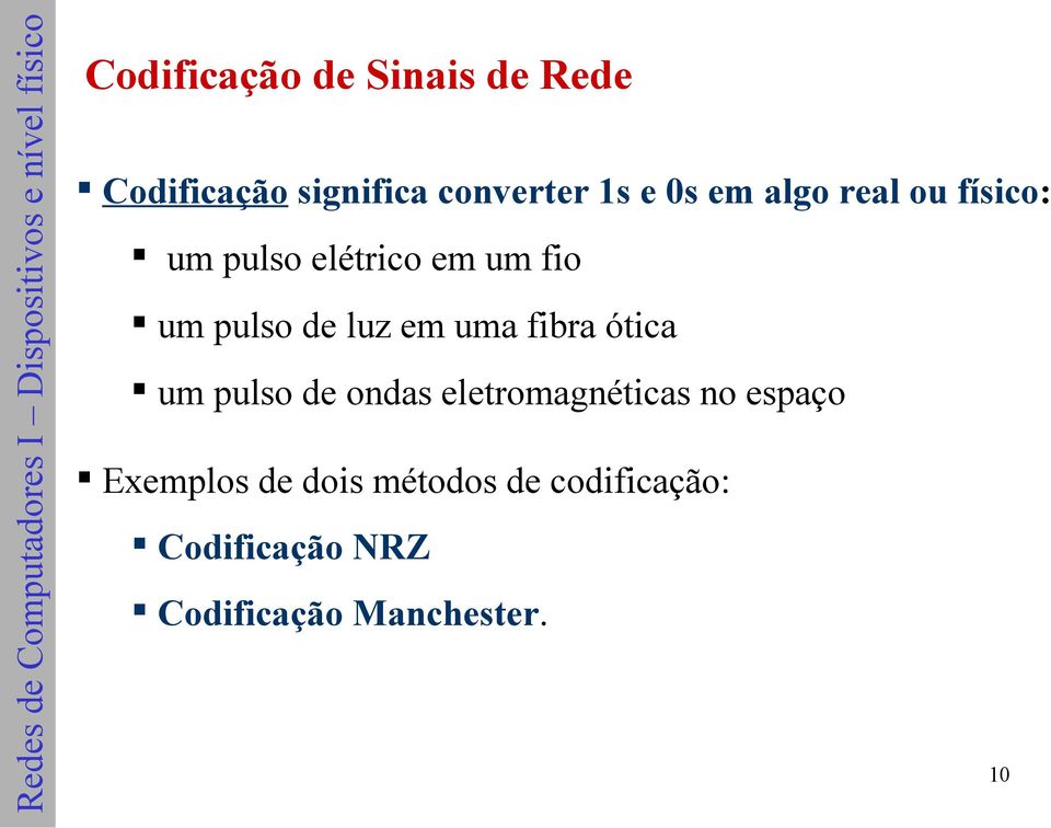 uma fibra ótica um pulso de ondas eletromagnéticas no espaço Exemplos