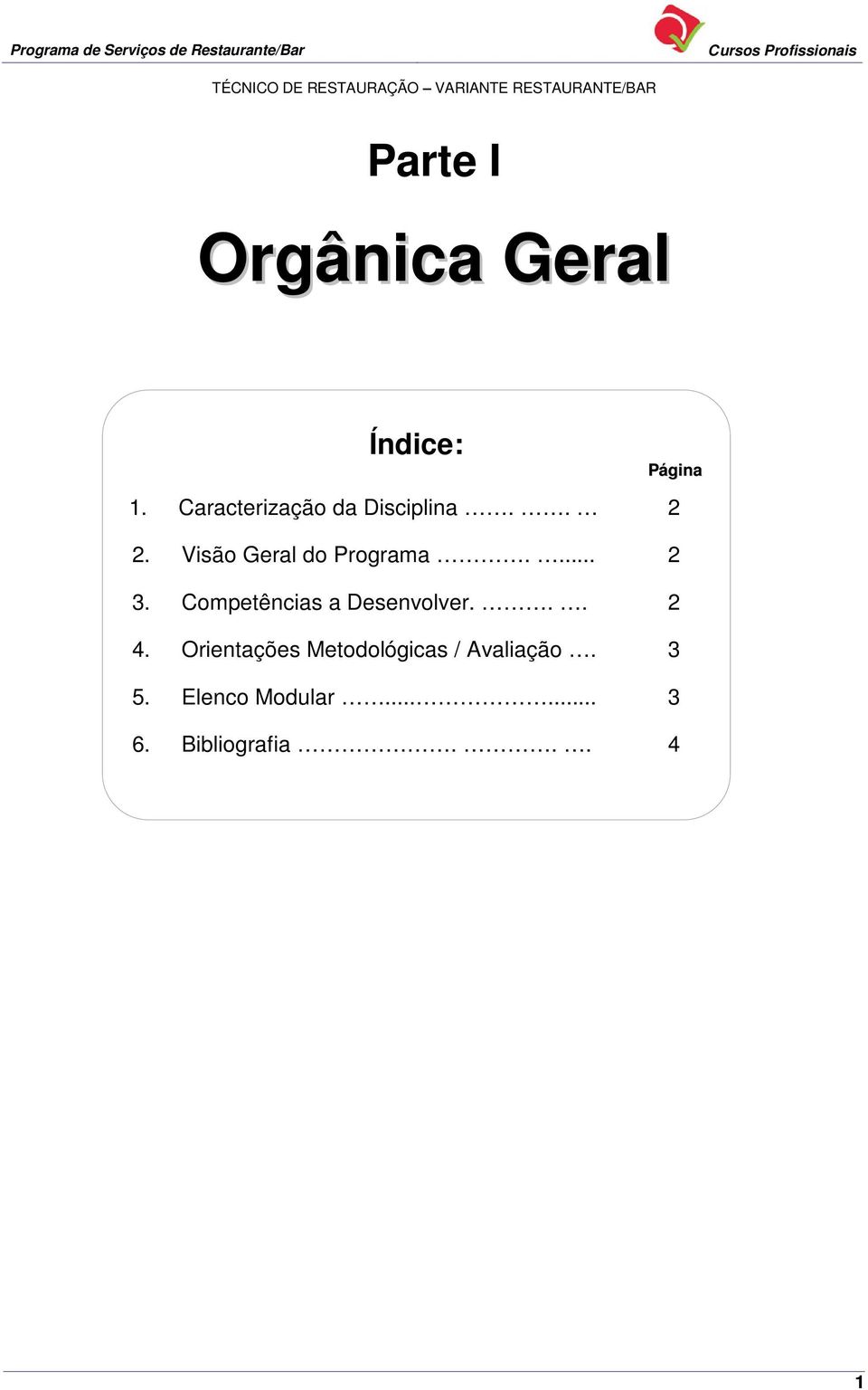 Visão Geral do Programa.... 2 3.