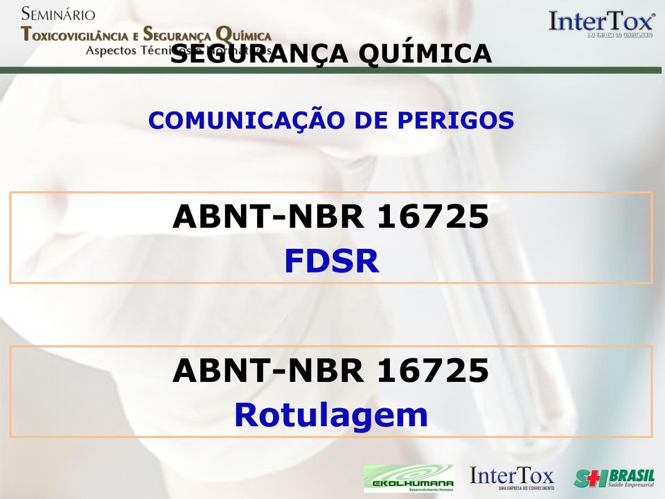 PERIGOS ABNT-NBR