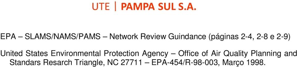 Protection Agency Office of Air Quality Planning and