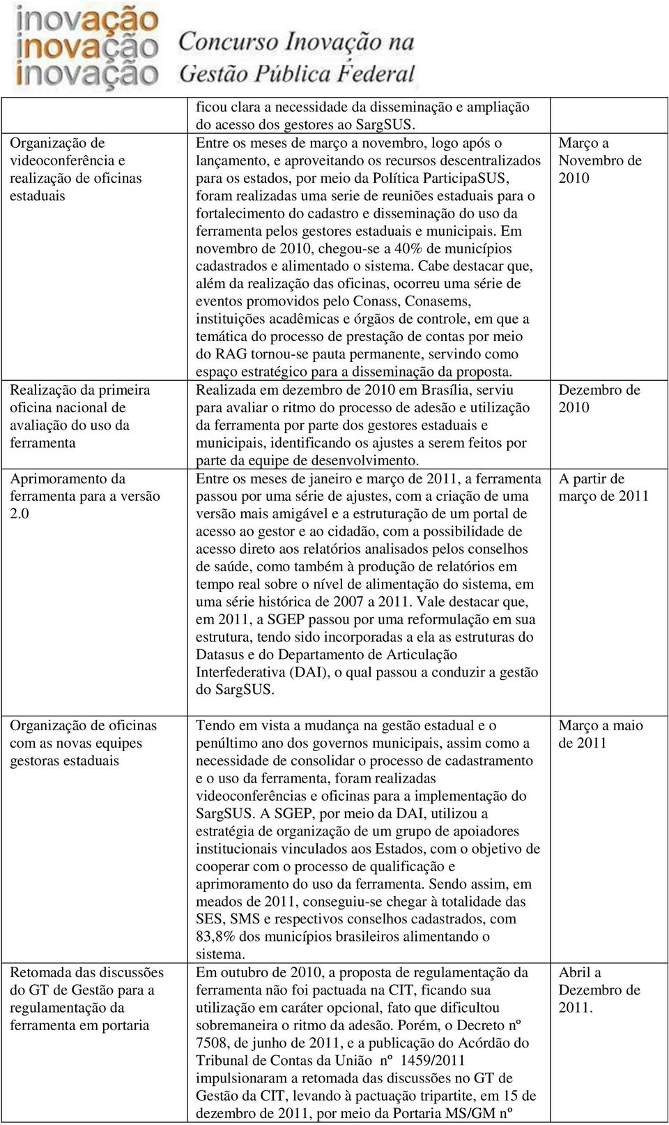 ampliação do acesso dos gestores ao SargSUS.