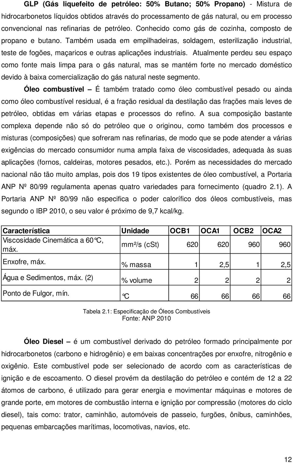 Atualmente perdeu seu espaço como fonte mais limpa para o gás natural, mas se mantém forte no mercado doméstico devido à baixa comercialização do gás natural neste segmento.