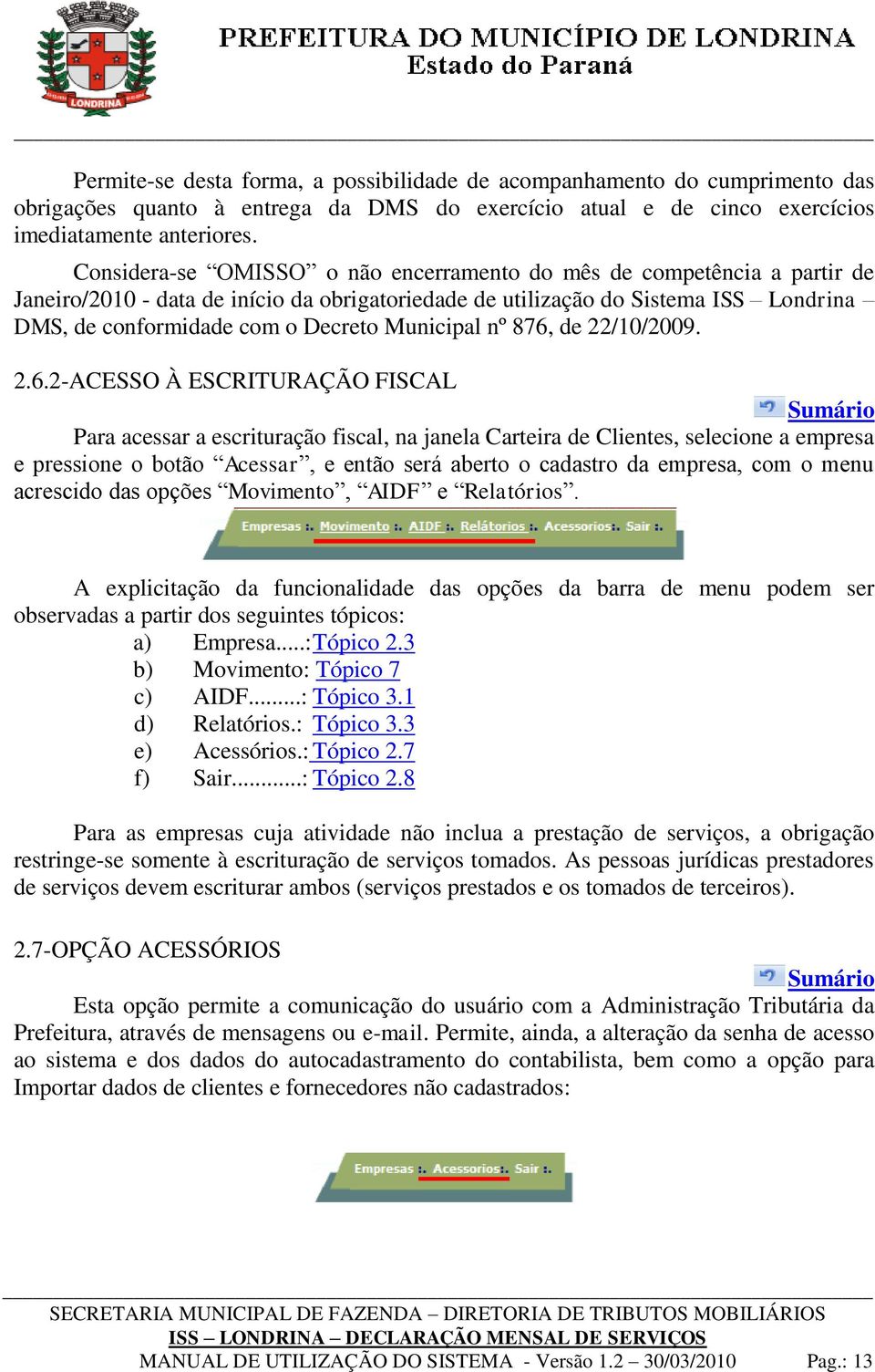 Municipal nº 876,