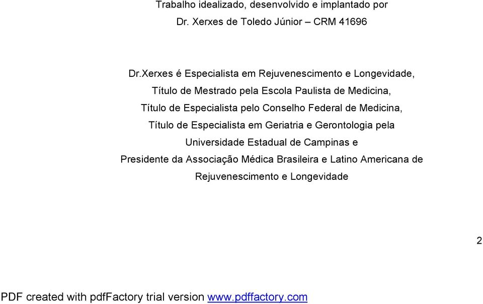 Título de Especialista pelo Conselho Federal de Medicina, Título de Especialista em Geriatria e Gerontologia