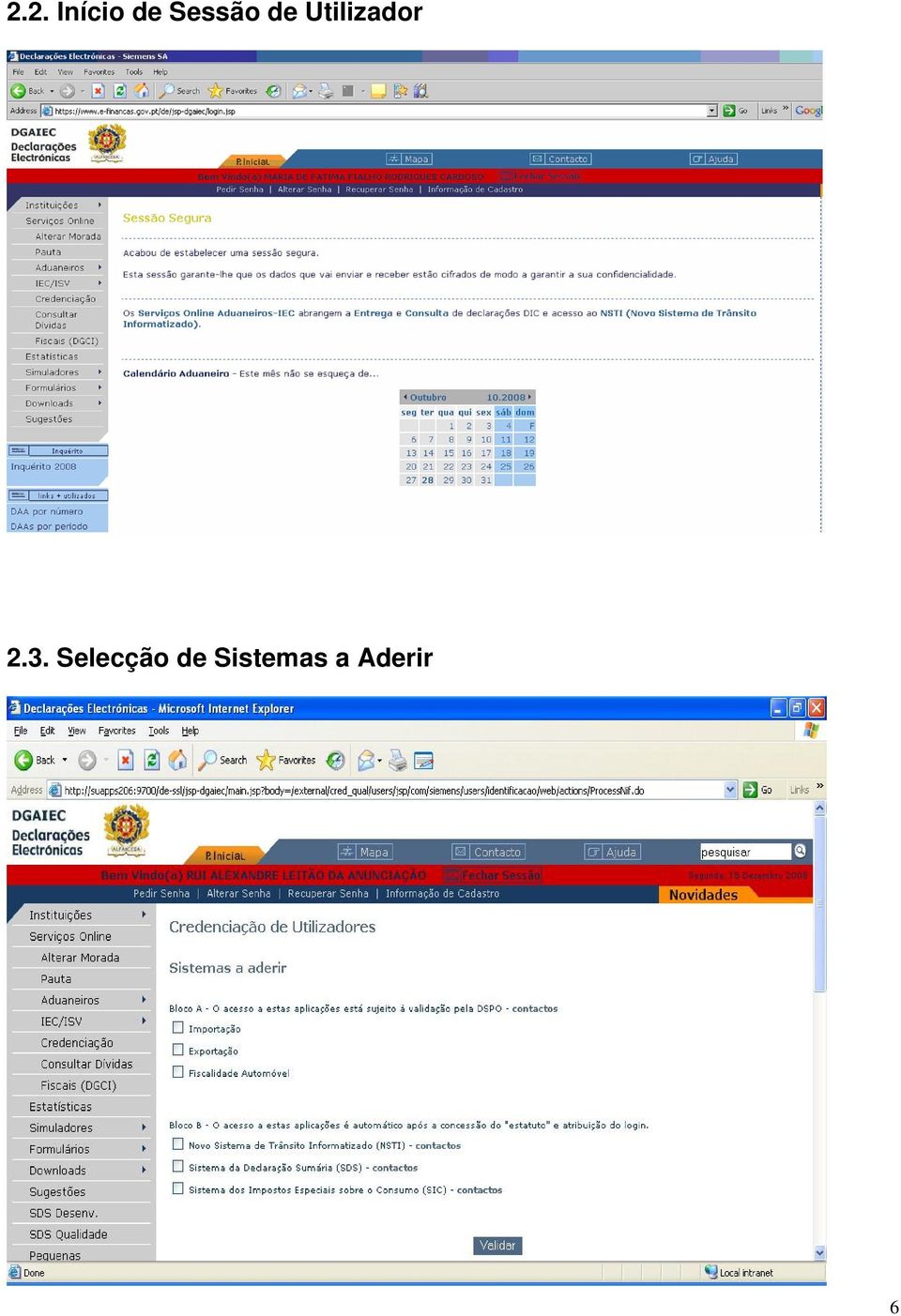 Utilizador 2.3.