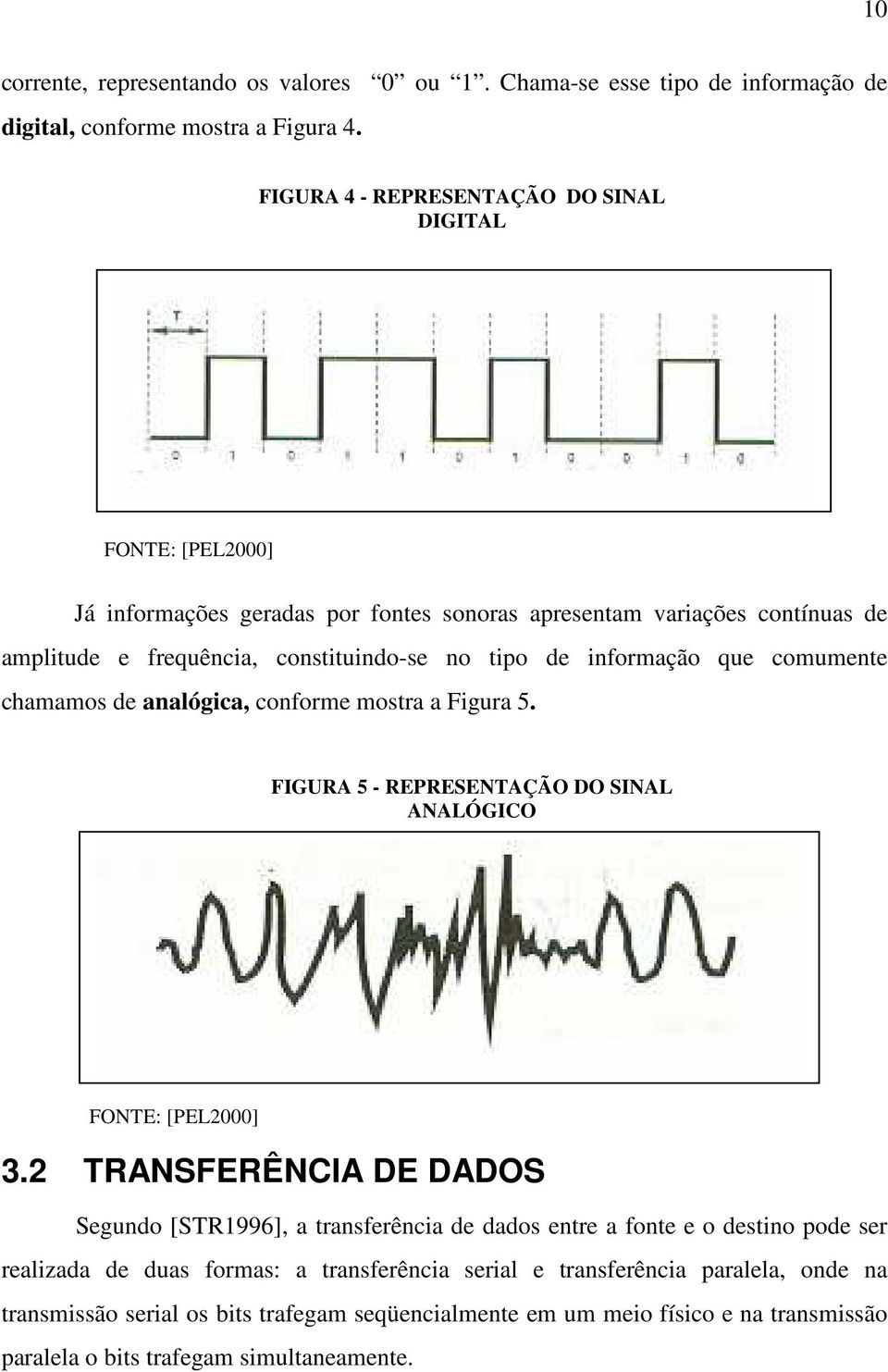 informação que comumente chamamos de analógica, conforme mostra a Figura 5. FIGURA 5 - REPRESENTAÇÃO DO SINAL ANALÓGICO FONTE: [PEL2000] 3.