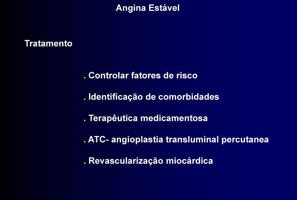 Identificação de comorbidades.